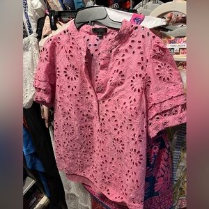 Jcrew eyelet top and camisole